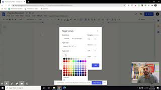 Google Docs Page Setup