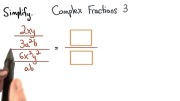 Complex Fractions Practice 3 - Visualizing Algebra