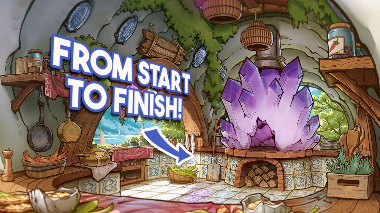 Narrated FANTASY INTERIOR Design Process!