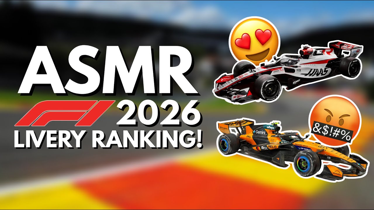 ASMR | Рейтинг ВСЕХ раскрасок болидов Формулы-1 2026!