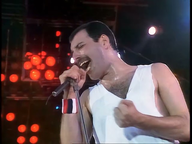 I Want To Break Free - Queen Live In Wembley Stadium 12th July 1986 (4K - 60 FPS) class=