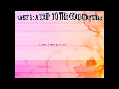 English 9 - week 7 - unit 3: listen and read