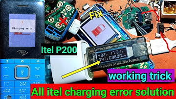 itel charging error solution | itel p200 charging error solution | itel charging ic problem
