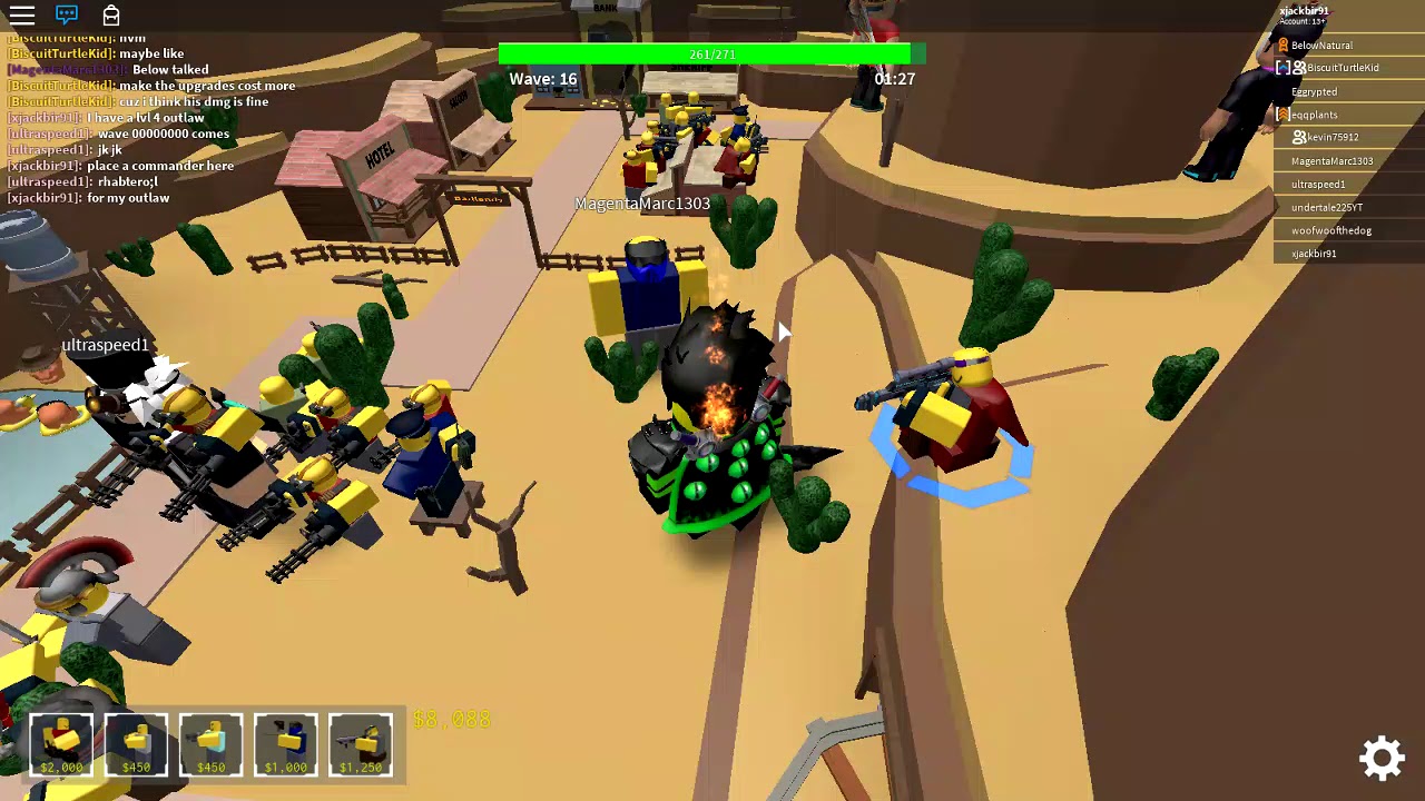 Включи tower defence roblox