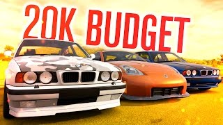 BEST VALUE CARS | 20K BUDGET BUILD! | Forza Horizon 3 w/ The Nobeds