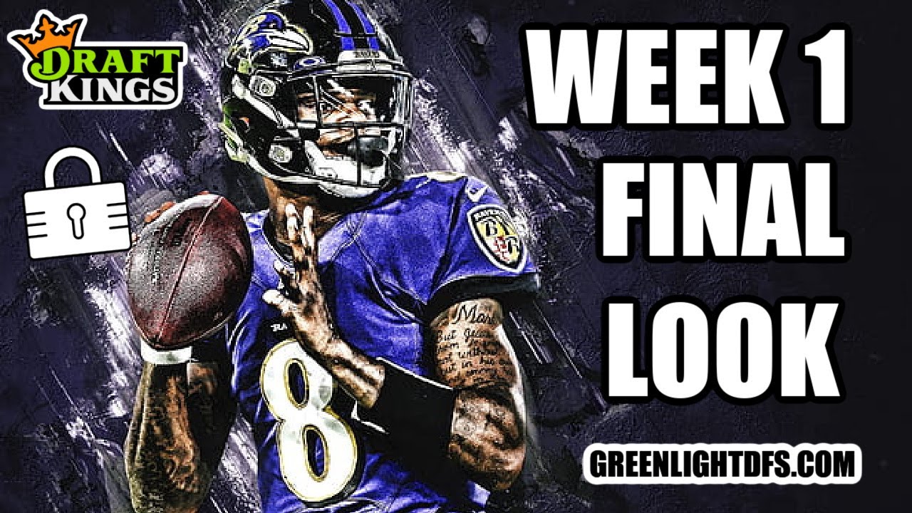week-1-nfl-draftkings-picks-final-look-youtube