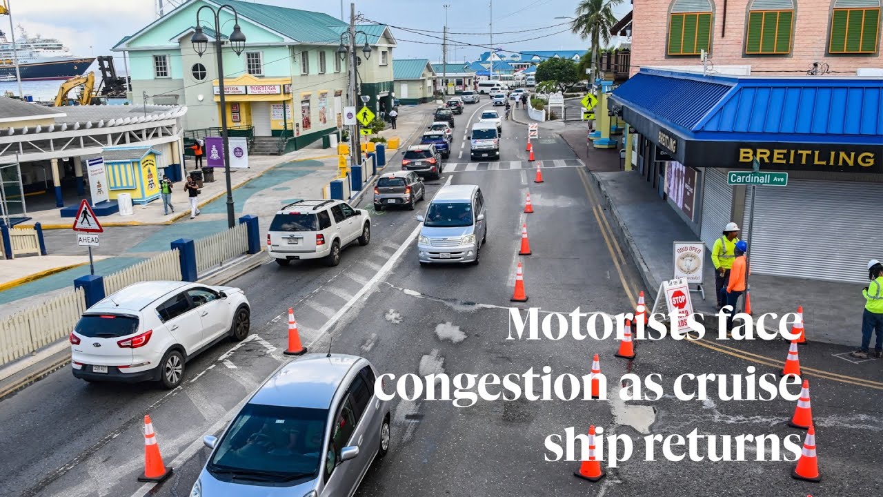Motorists face congestion as cruise ship returns