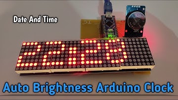 Arduino Nano Clock With Auto Brightness||JLCPCB