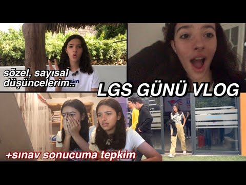 LGS GÜNÜ VLOG! sınav sonucuma tepkim, sözel sayısal bölüm düşüncelerim! #lgs2023