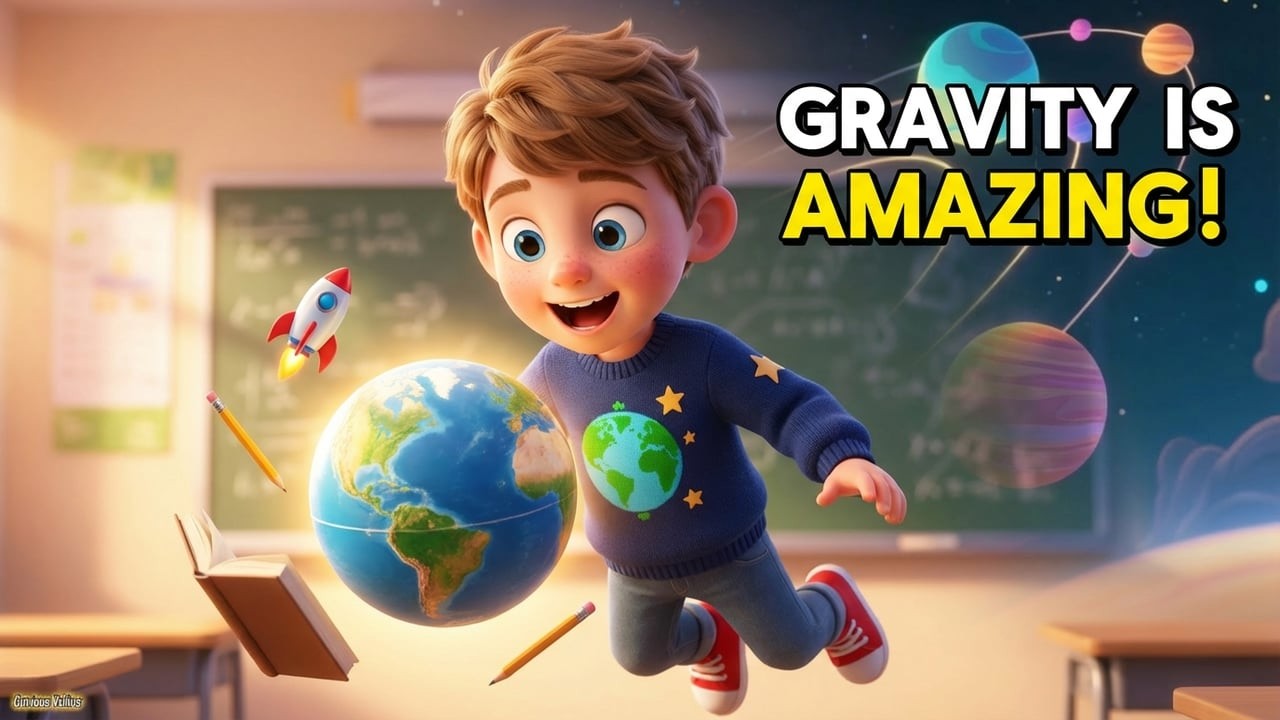 Curious Yulius | Gravity Discovery 🌍 | Fun School Science | Learning About Forces