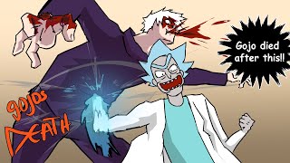 RICK DESTROYED GOJO WITH A TRICKY MOVE 😂 #2
