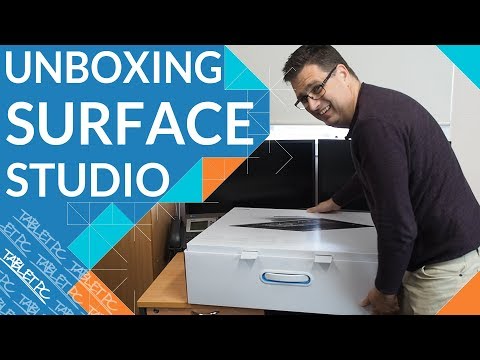 Microsoft Surface Studio Unboxing and Setup