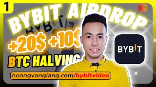 Bybit 1c - Sự kiện AIRDROP sàn Bybit cho NGƯỜI MỚI nhận 20$ và NGƯỜI CŨ nhận 10$ MIỄN PHÍ