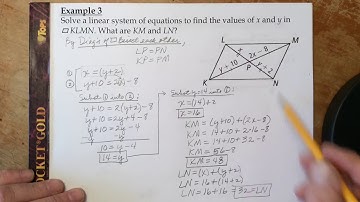 6-2: Parallelograms – Examples Video (36:24)