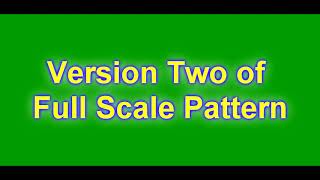 C major scale one octave full pattern