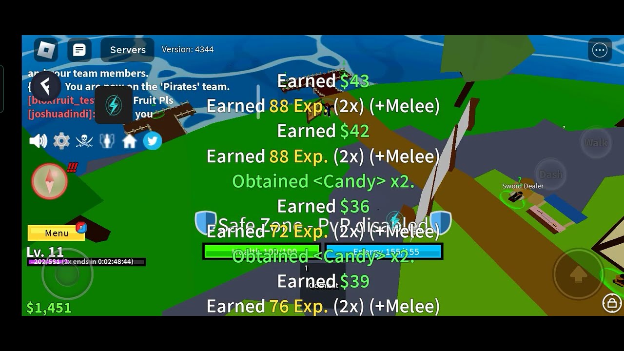 Blox Fruit Script Thunder Z Mobile and PC Work fluxus and hydrogen No