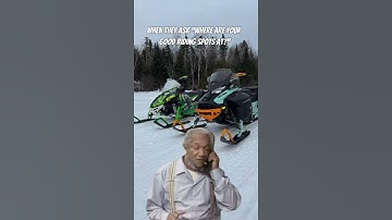 Can you keep a secret? 🤫 #snowmobile #sled #sledding #memes #snowvehicle #sledders