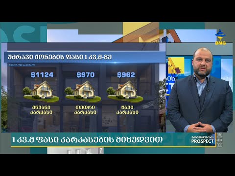 #უძრავიქონებისპროსპექტი: უძრავი ქონების ფასები და გაყიდვების მაჩვენებლები ოქტომბერში