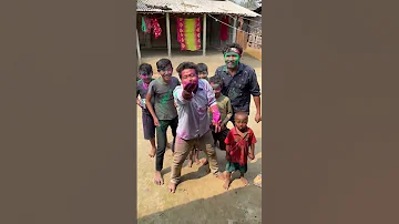 Samita Bhabi Ko Holi Lagane Aaya Funny Viral Shorts 