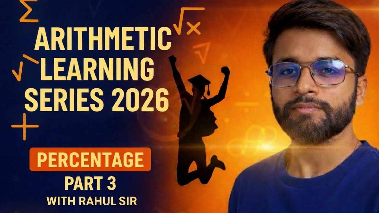 PERCENTAGE PART 3 | TOP LEVEL QUESTIONS FULL OF CONCEPTS | by Rahul Sir