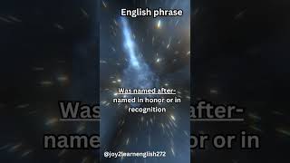 English Phrase-Was Named After
