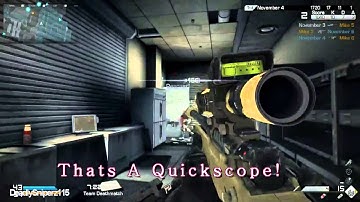 Quickscoping In Call Of Duty Ghosts Is Back? ("PROOF"!)