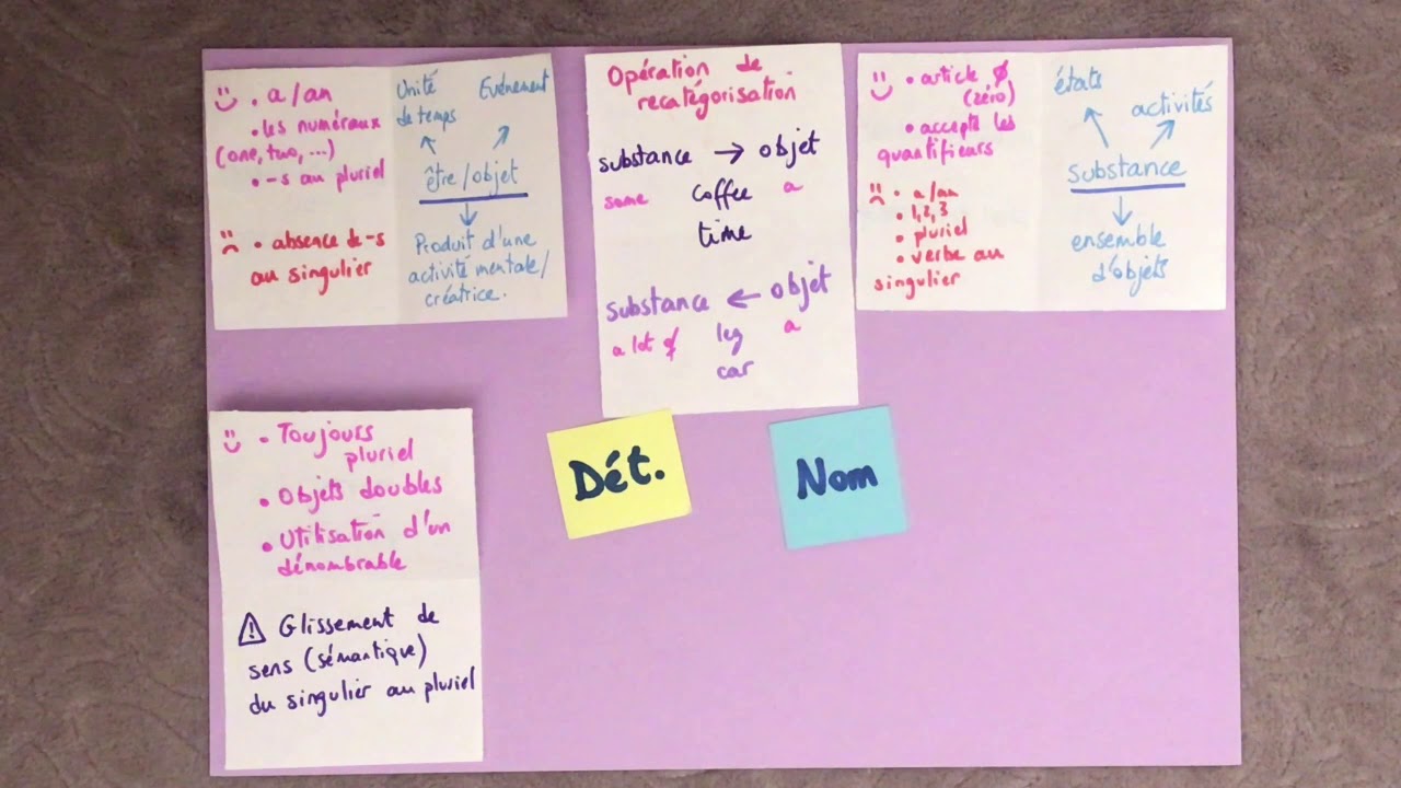 Leçon 3 les noms in/dénombrables, pluriels et collectifs