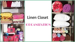In this video, I am going to show you how to organise a small linen closet. Our linen such as bedsheets, towels, blankets etc. need ...