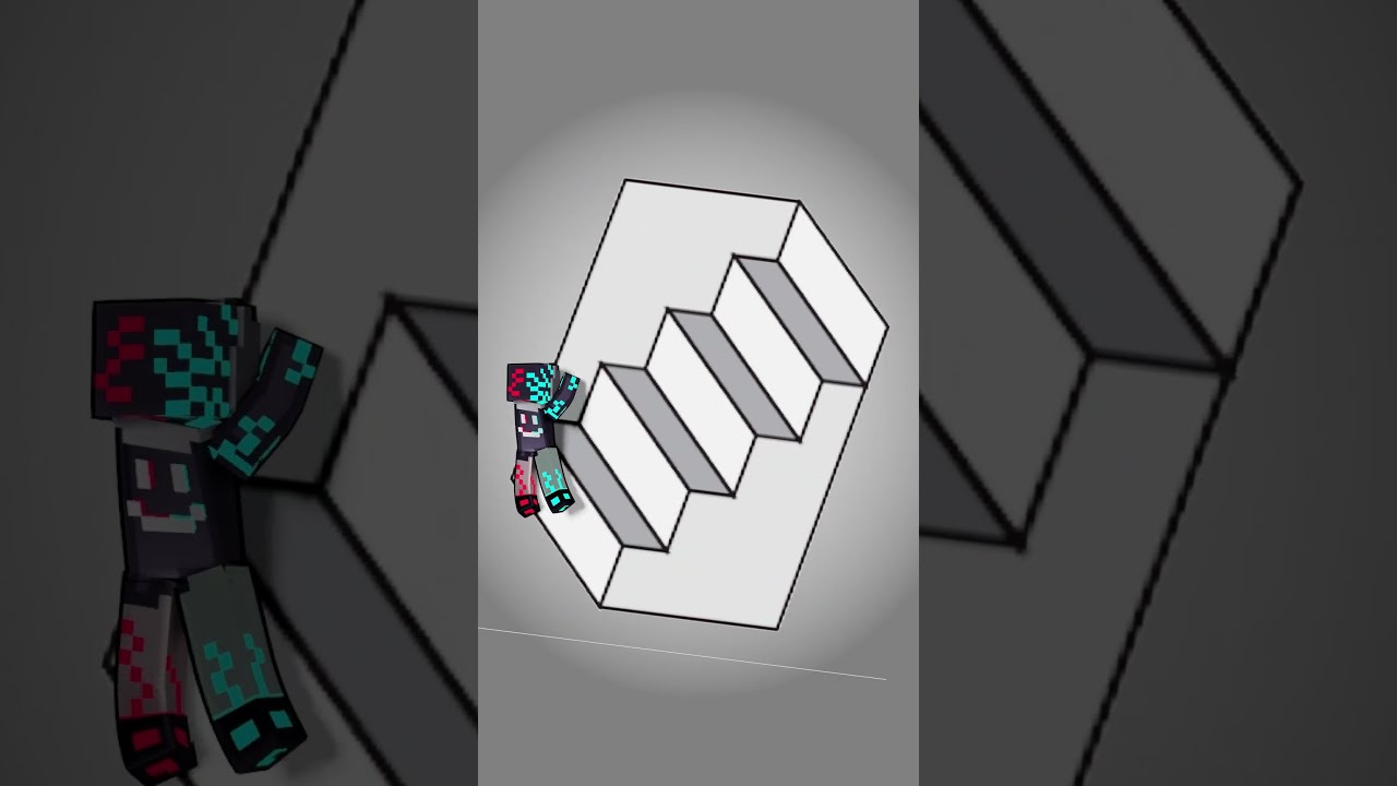 Stairs Illusion FAILED LOOP Shorts