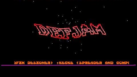 Defjam & CCS & Spreadpoint - GFA Basic 3.02 - Amiga Cracktro
