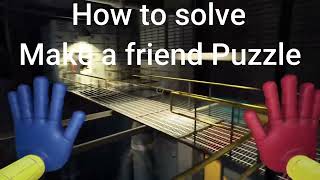 Poppy playtime make A friend puzzle (chapter 1)