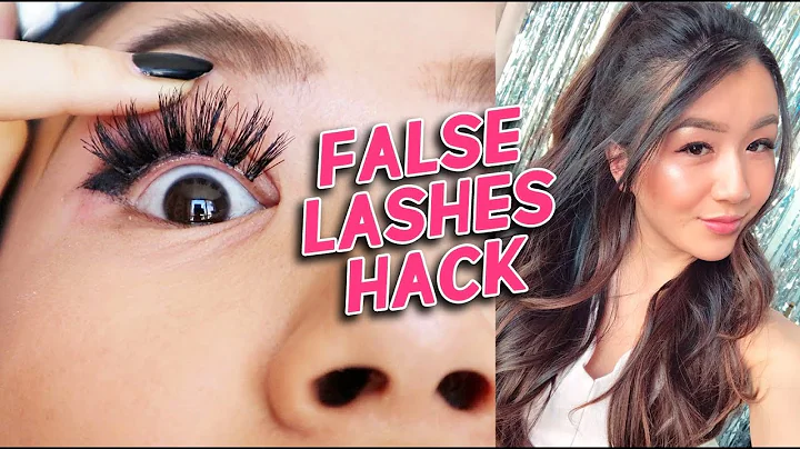 FALSE LASHES HACK | Applying UNDER Your Lashes