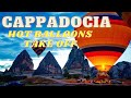 [4K] CAPPADOCIA Balloons Take Off - Flight Over Fairy Chimneys