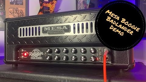 Mesa Boogie Badlander Demo