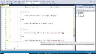 Comparison Operators video 13