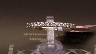 Two Round Brilliant Split Claw Diamond Wedding Bands | #76360 and #76364