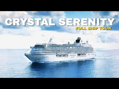 Video: Crystal Symphony Cruise Ship - Kabine i apartmani