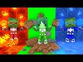 Monster School : 2 NEW Baby Zombie Brothers and Zombie Sister Girl - Sad Story - Minecraft Animation
