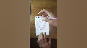 Paradox in a square 🤩🤩🤩 #trending #viral #video #shortvideo #zentangle #youtubeshorts #shorts #craft