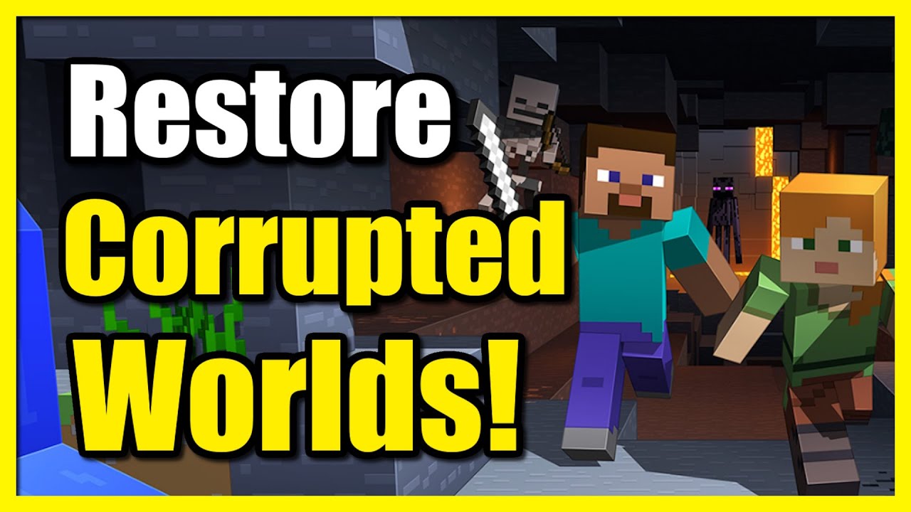 How to Fix a Corrupted Minecraft World or Restore From Backup