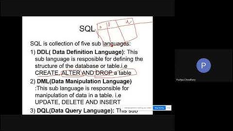 lecture 2.1 | DBMS | SQL| Introduction of SQL| Dr. Pshpa Choudhary