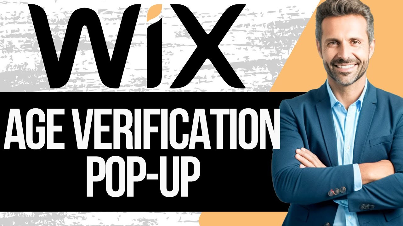 How to Add Age Verification Pop Up in Wix - YouTube