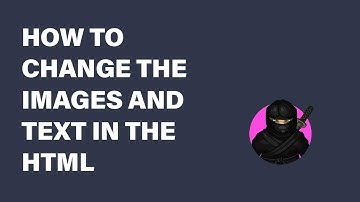 How To Change The Images and Text in the HTML