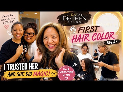 This Hair Makeover Was Worth Every Minute! | Dechen Salon|| Tibetan Vlogger || Mundgod |MajnukaTilla