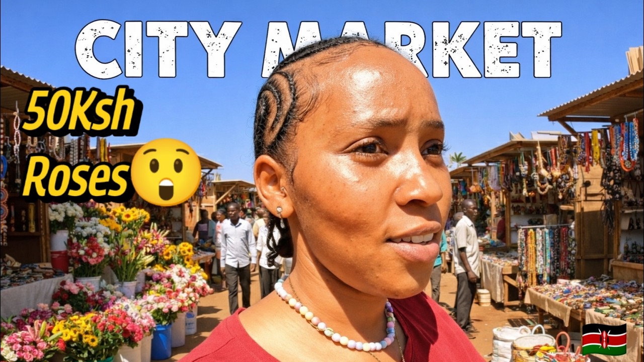 Розы за 50 кенийских шиллингов в Найроби? Секрет Дня святого Валентина на городском рынке 🇰🇪