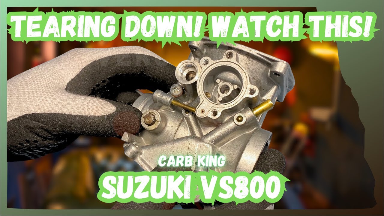Не трогайте карбюратор Suzuki VS800 Intruder, пока не посмотрите это видео! | Carb King
