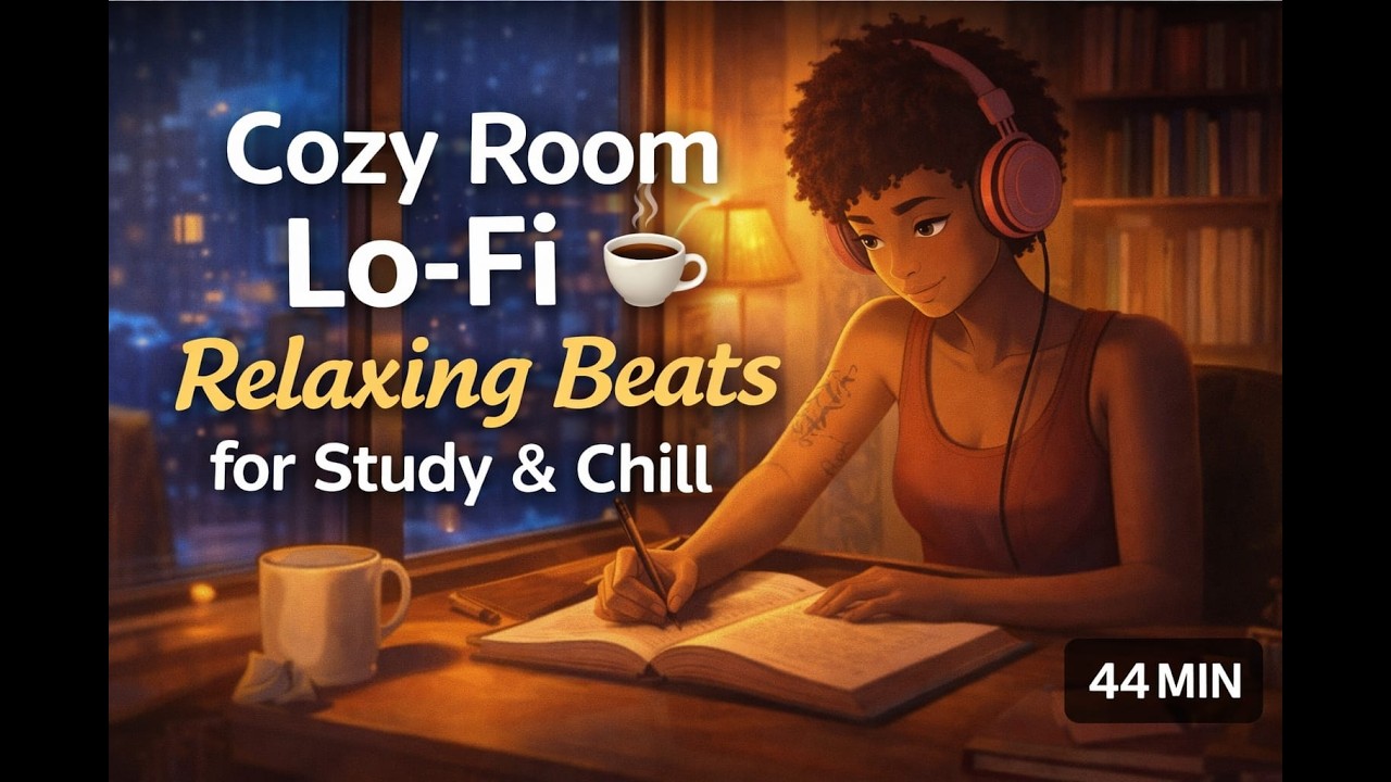 Cozy Room Lo-Fi ☕ Relaxing Beats for Study & Chill