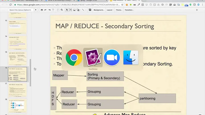 Understanding Next Word Suggestions Example - Secondary Sorting in Apache Hadoop MapReduce