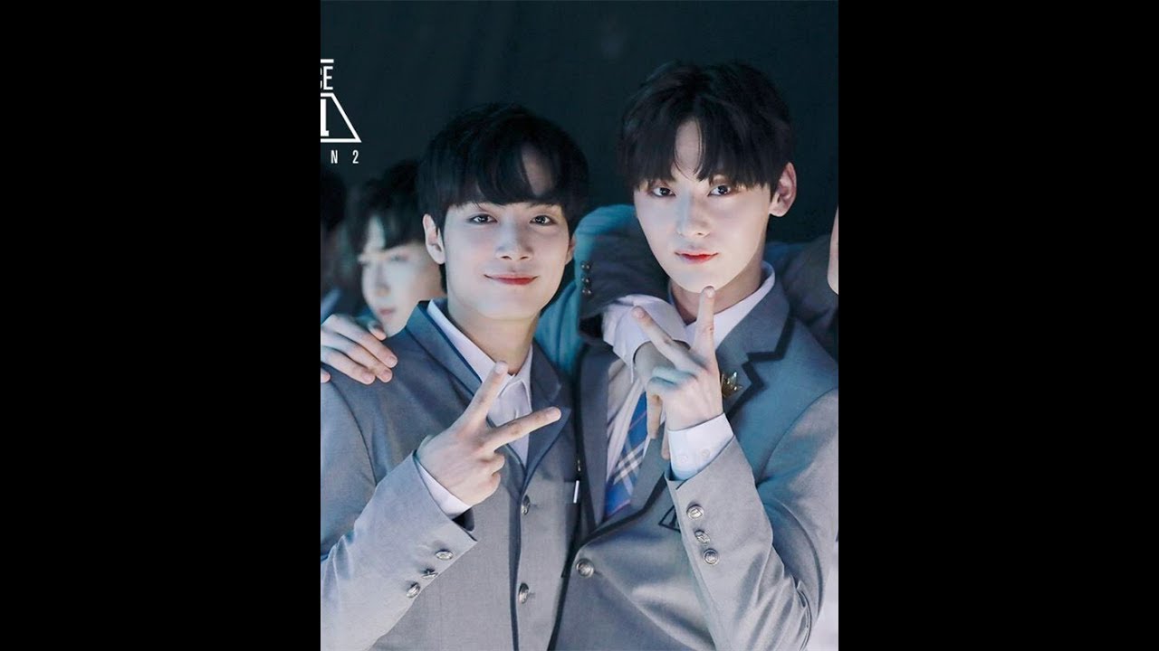 김종현(Kim Jonghyun) 황민현(Hwang Minhyun) 부기즈cut of Produce101 S2