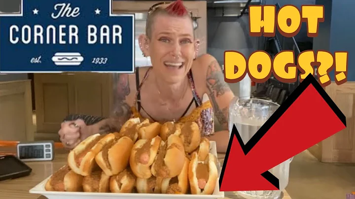 CORNER BAR HOT DOG CHALLENGE | THATS A LOT OF DOGS...